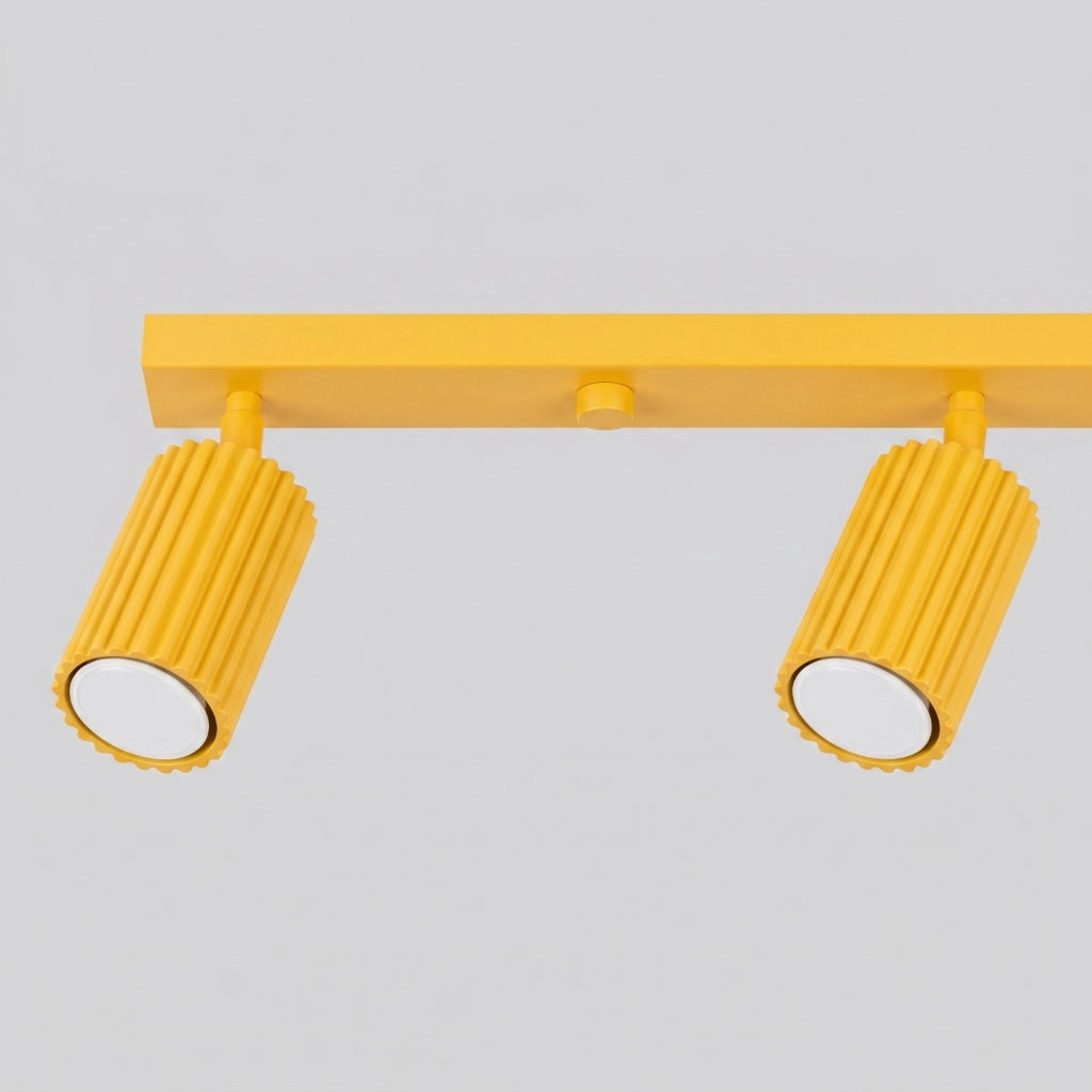 Plafoniera KARBON 6L giallo