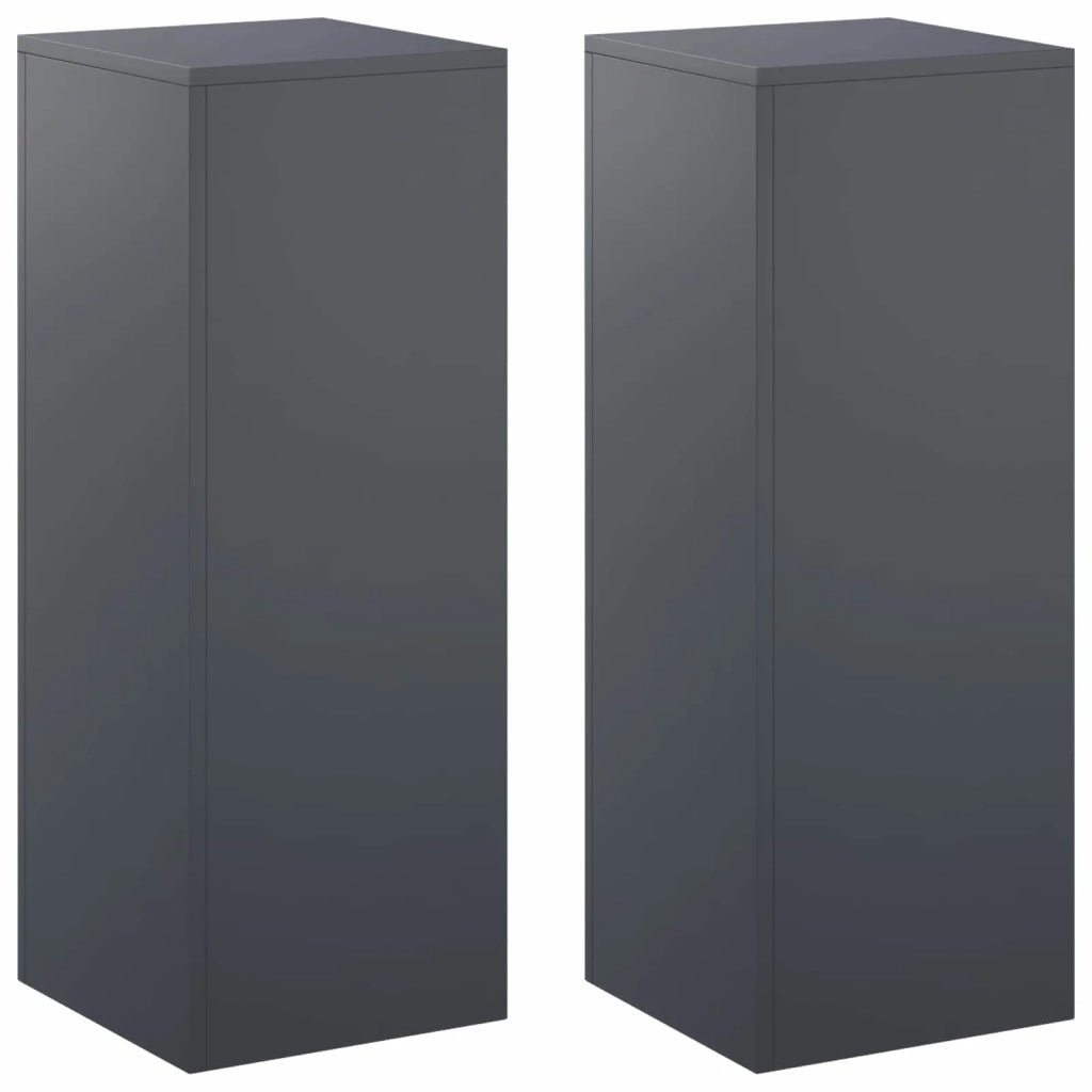 Supporto per piante 2 pcs Antracite 30 x 30 x 80 cm 8012493