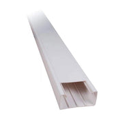 Trade Shop - Set 2 Canalina Passacavi In Plastica 2 Metri 12 X 12 Mm Autoadesiva Ct2 5621212a -