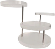 Sostegno per dolci in acrilato/metallo con  multi livello, display per dessert, elegante, stabile, standard per gioielli.