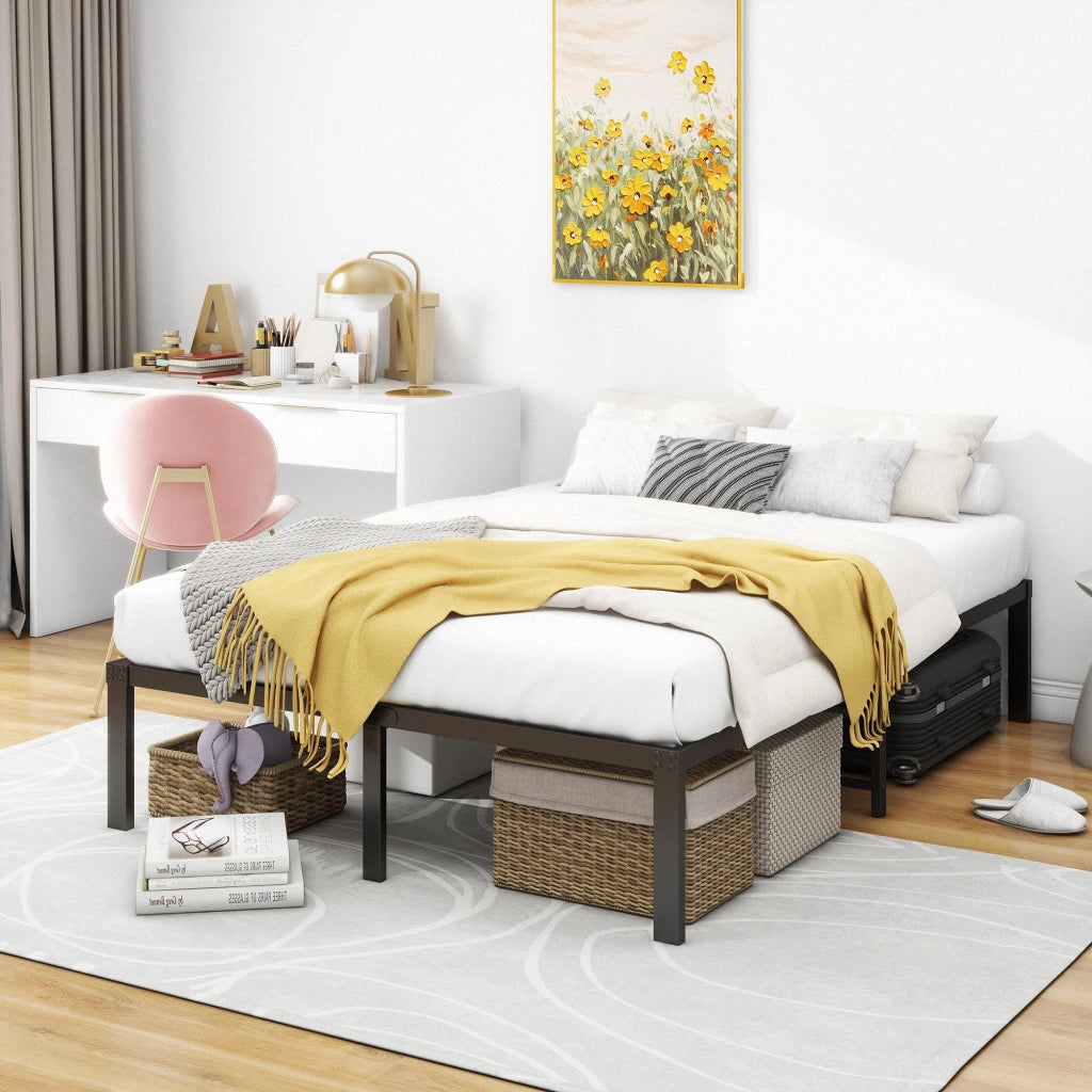 LETTO in Metallo 120x200 cm Nero