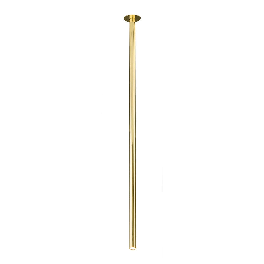Incasso in ottone lucido tubo 130cm G9 2,5W ALHA Dohar