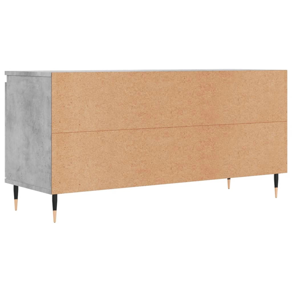 Mobile TV multimediale mensola TV credenza TV sala da pranzo soggiorno camera da letto 104 x 35 x 50 cm legno ingegnerizzato grigio 02_0025659
