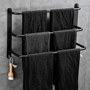Sostegno asciugamano con colla forte - design moderno - 1 pezzo - acciaio inossidabile