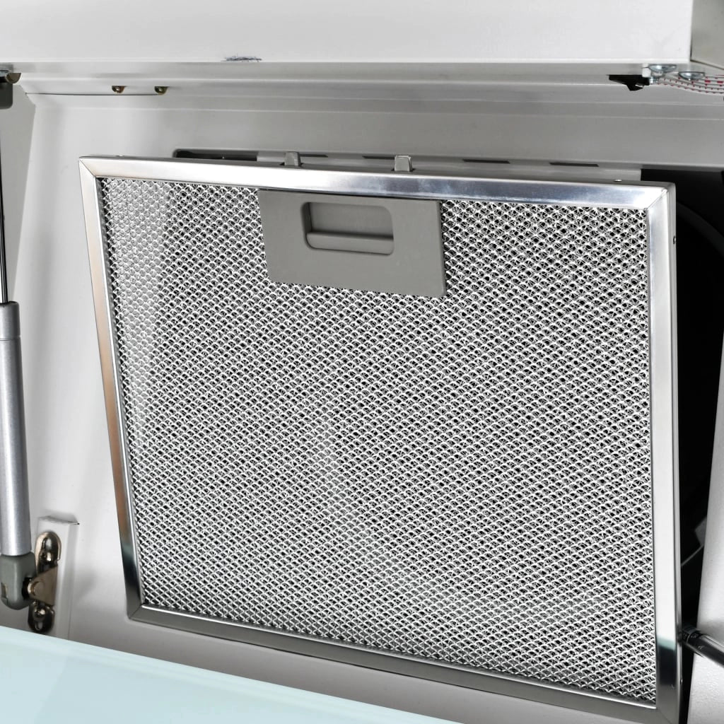 Cappa aspirante a parete in acciaio inox 756 m³/h 90 cm bianco 02_0005852