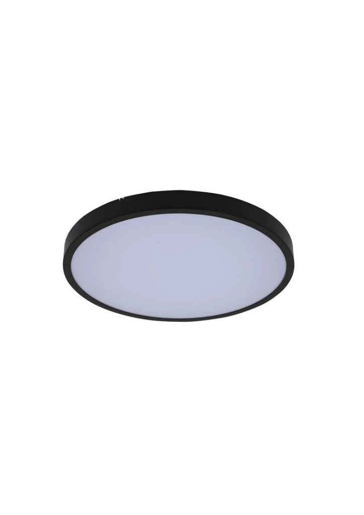 Plafoniera LED Rabalux Alenzo rotonda 30cm nera IP44