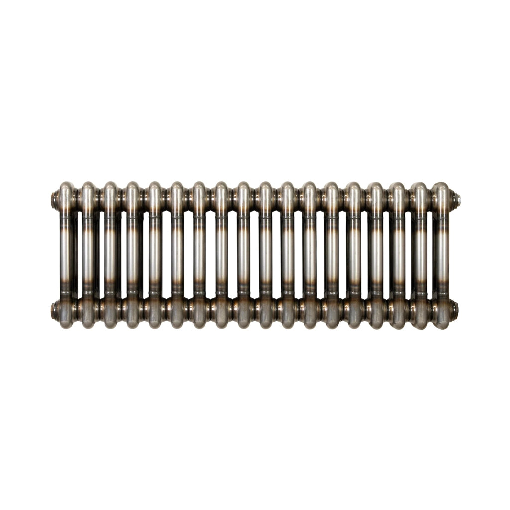 Radiatore 2 Colonne Orizzontale Riscaldamento Metallo Grezzo 300x830 mm