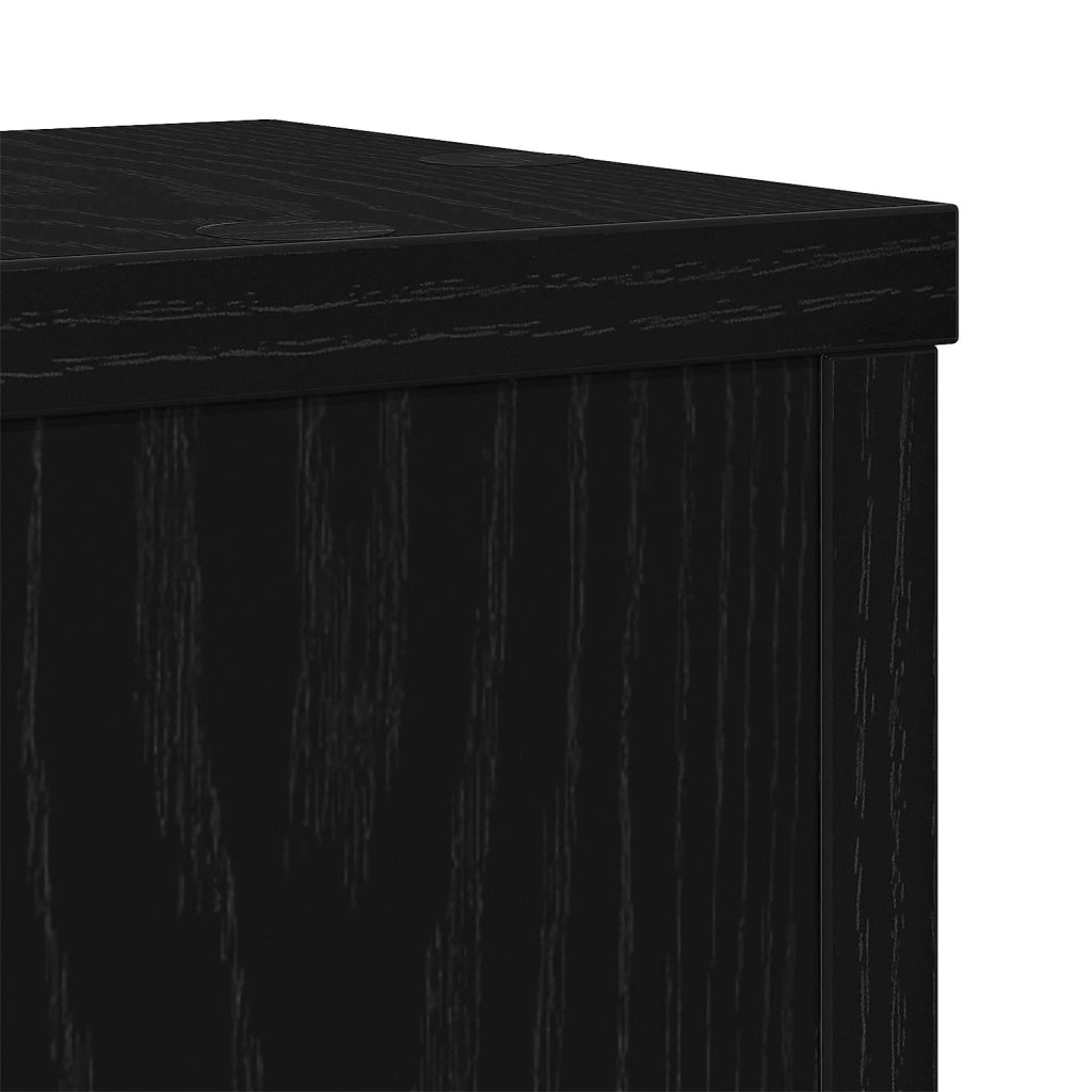 Supporto per piante | Sostegno per piante 2 pz Rovere Nero 15 x 15 x 20 cm
