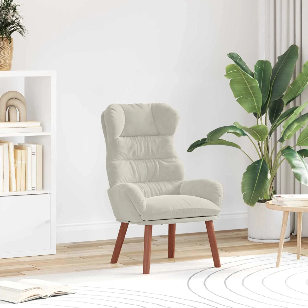 poltrona Crema 69 x 74 x 93 cm Velluto 42001895