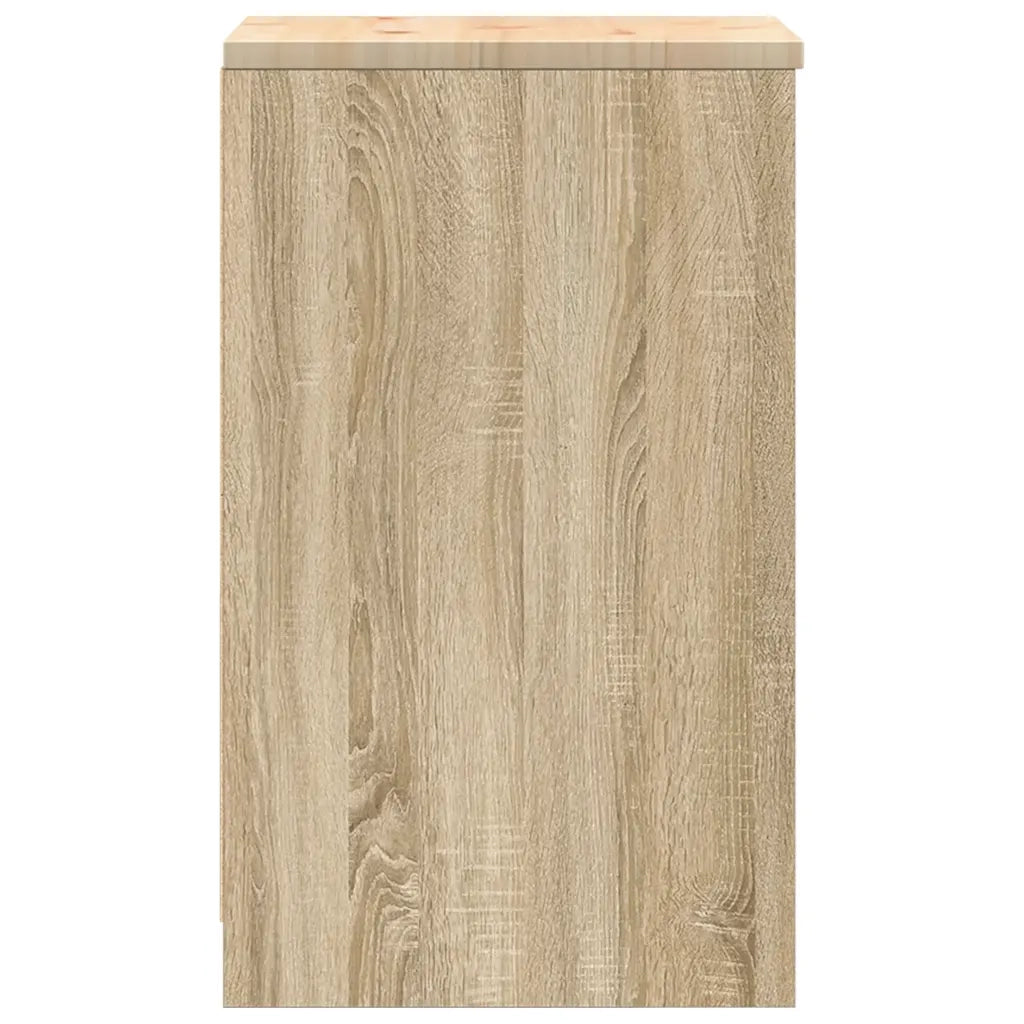 vidaXL Armadietto da Garage Rovere Sonoma 40x51x85 cm