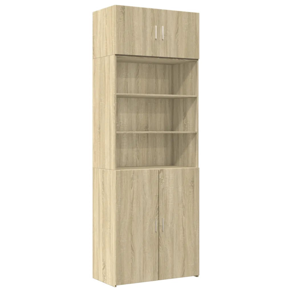 vidaXL Armadietto Rovere Sonoma 80x42,5x225 cm in Truciolato