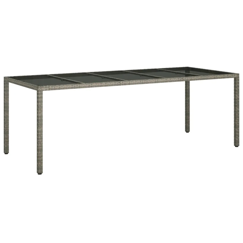 Set da Pranzo da Giardino 11pz con Cuscini Polyrattan e Vetro 3278592