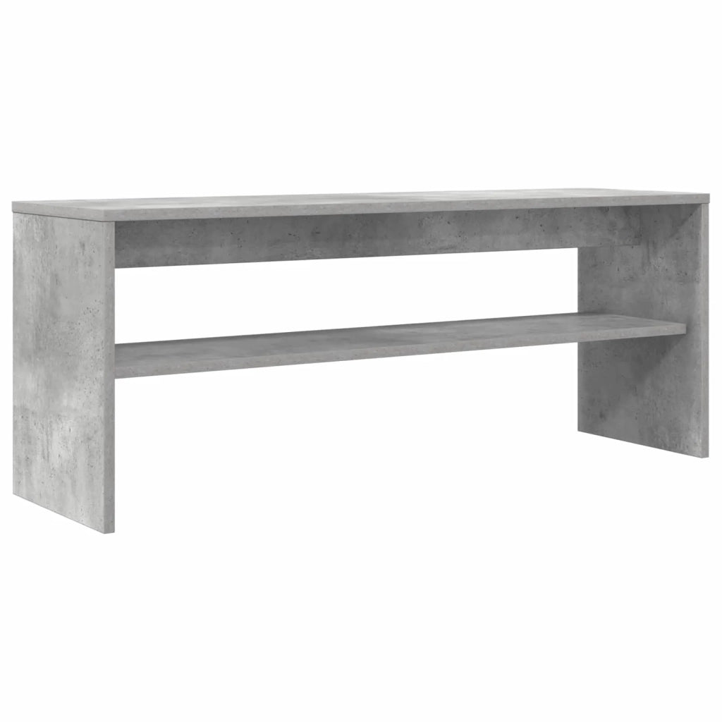 Mobile TV 100 x 30 x 40 cm Grigio cemento Legno ingegnerizzato 8000335