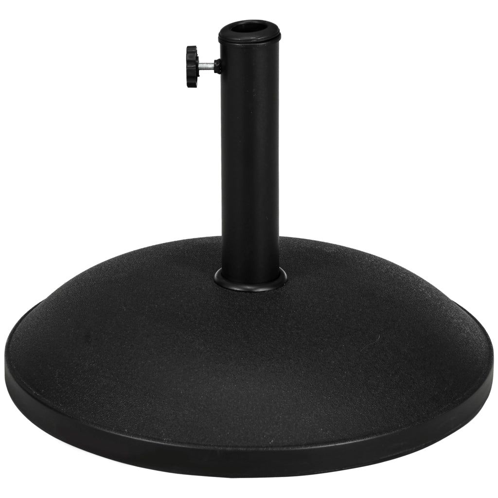 Base per Ombrellone in Cemento ¨C zephmum ¨C Nero ?35/38/48mm 49x37 cm
