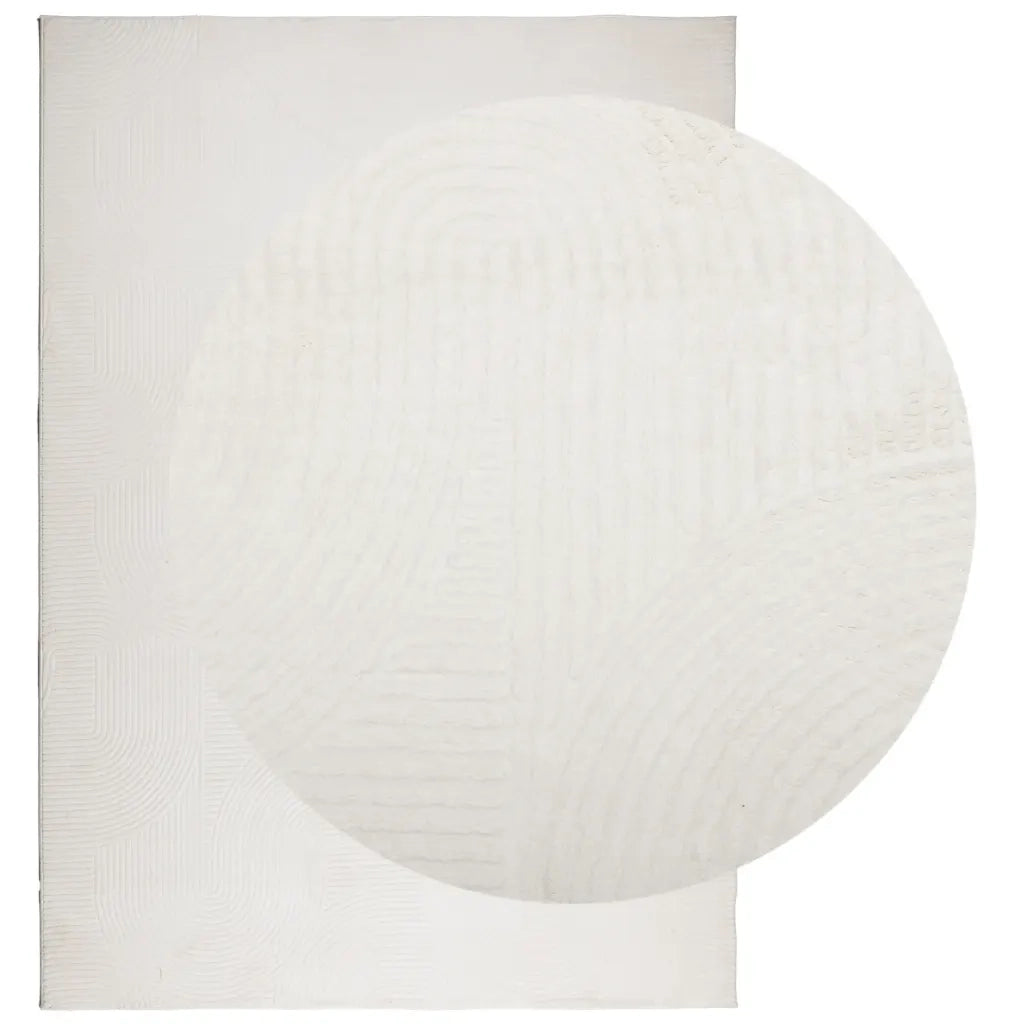 Tappeto IZA a Pelo Corto Aspetto Scandinavo Crema 120x170 cmcod mxl 111457