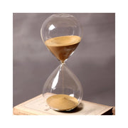 Trade Shop - Clessidra In Vetro Design Timer Sabbia Colorata Durata Tempo 5 Minuti -