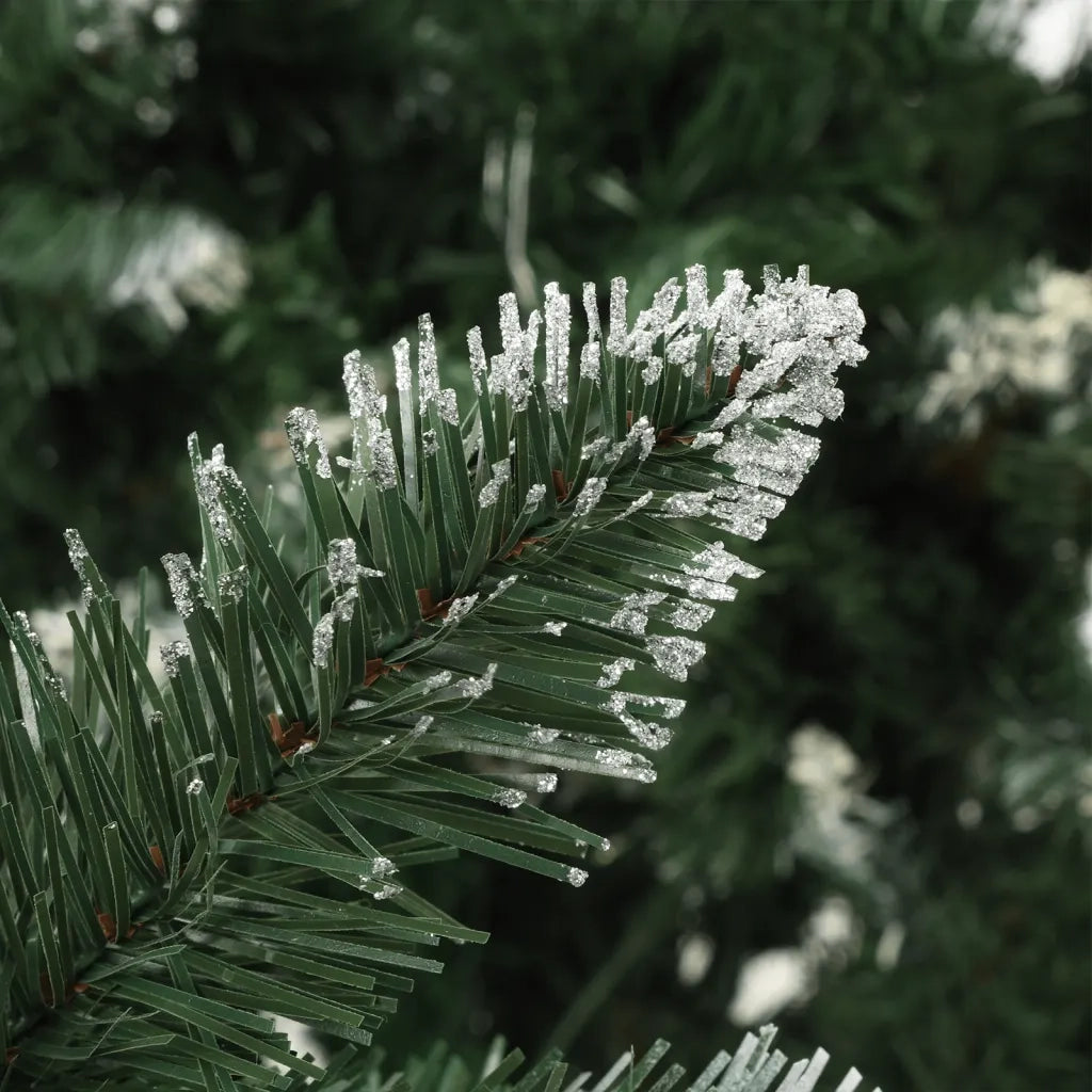 Albero di Natale Artificiale con luci a LED e Pigne 210 cm cod mxl 17950