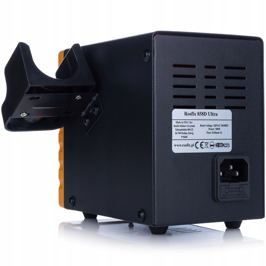 Stazione Saldante Rosfix 858D Ultra – 700W, Display LED, 3 Programmi | Set 50 Fili PP/PE/ABS/PVC | Riparazione Plastica