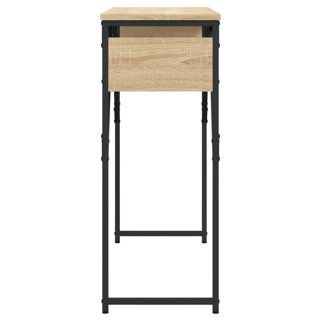 Tavolo Consolle Ripiano Rovere Sonoma 105x30x75cm Multistrato 837793
