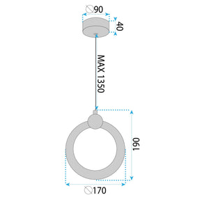 Lampada Led Lhj101-1cp Gold