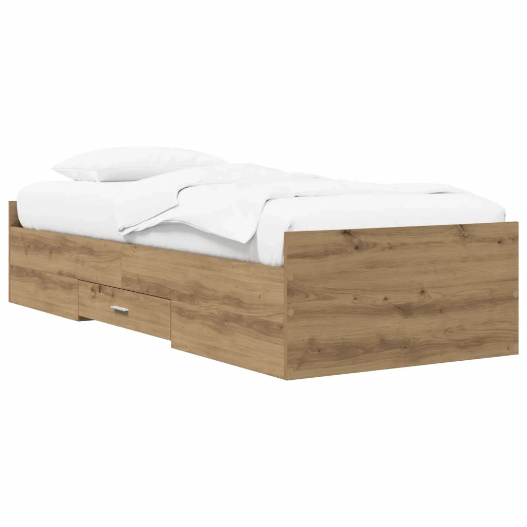 Telaio del letto con storage Rovere Artigianale 80 x 200 cm 3429508
