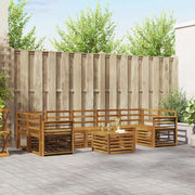 Set divani Naturale Legno di Acacia Massello 3374539