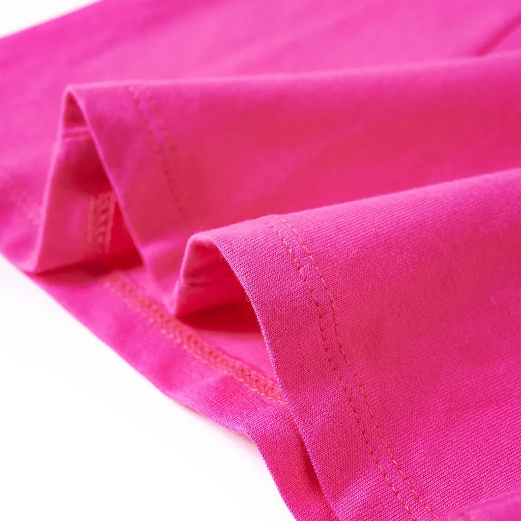 Maglietta da Bambina a Maniche Lunghe Rosa Scuro 116 13686