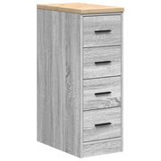 Armadietto da Garage Grigio Sonoma 30x51x85 cm CFW4090134