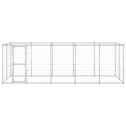 Gabbia per Cani da Esterno in Acciaio Zincato 12,1 m² 3082309