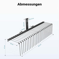 Strigliatore a molle trainato per prato 72" 183X76X48 cm Arieggiatore per trattorini Quad