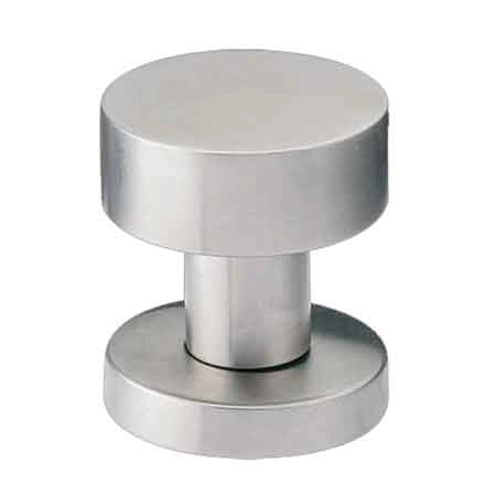 POMOLO FISSO INOX 'PIANO' Ø 52 mm - Col. Inox satinato - 2 pezzi- FIMET MANIGLIE