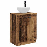 Mobile da bagno con Lavabo | Armadio Lavabo Legno antico 54 x 35 x 83 cm
