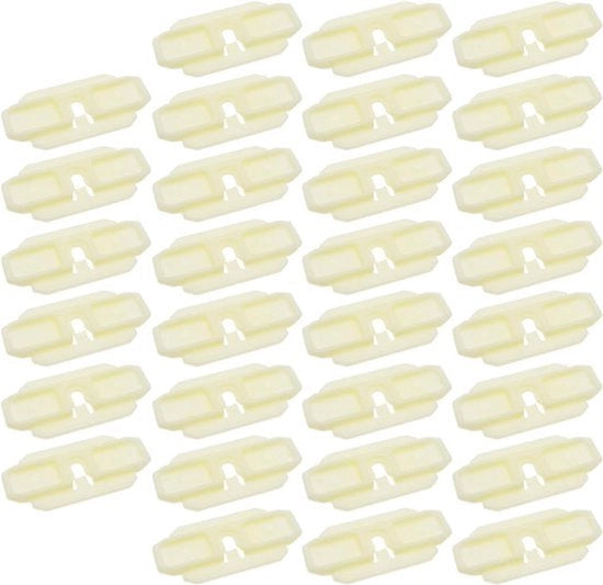 Battente clip auto - compatibile - nero - 30 pezzi - supporto di finitura - adatto per Audi 100, A6 C4, 80 Cabrio - 443853909A clip.