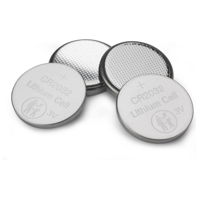 Verbatim CR2032 Batterie Litio 3V Monouso Argento - Confezione da 4 - 20mm x 3.2mm
