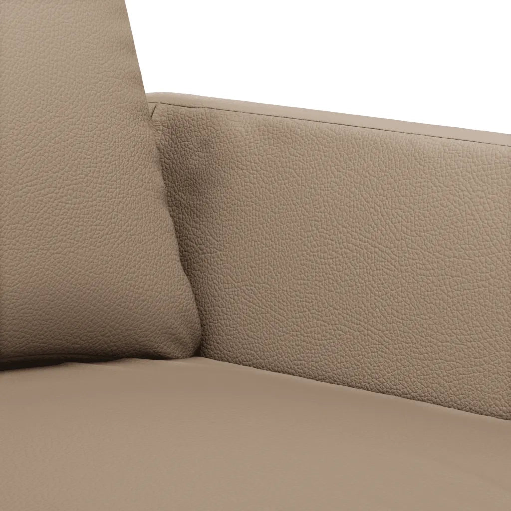 Set di Divani 2 pz con Cuscini cappuccino in Similpelle 3201764