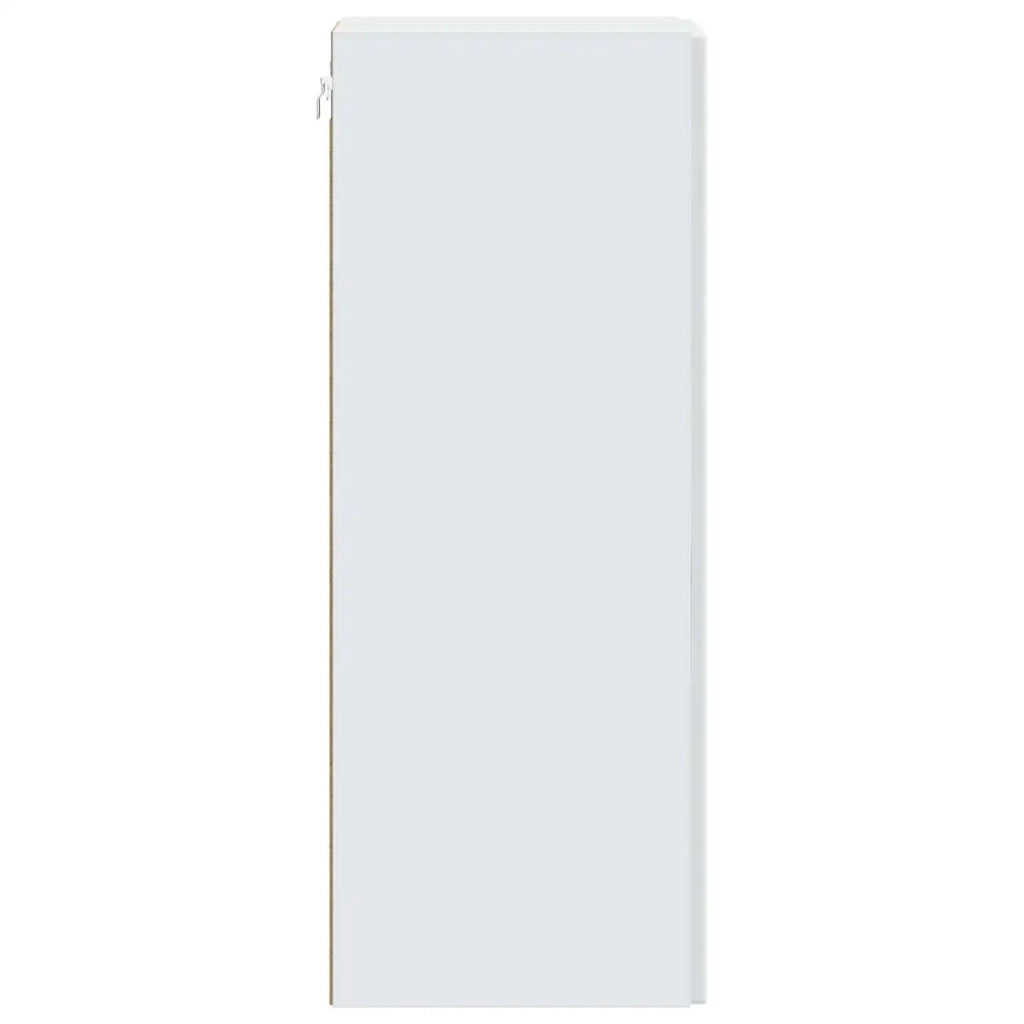 Mobiletto a muro Bianco 33 x 34,5 x 90 cm Legno ingegnerizzato 898755