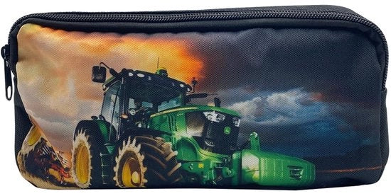 Tecnico Tractor Portapennelli per Ragazzi Verde Trattori Portapennelli per Bambini Scuola Ufficio