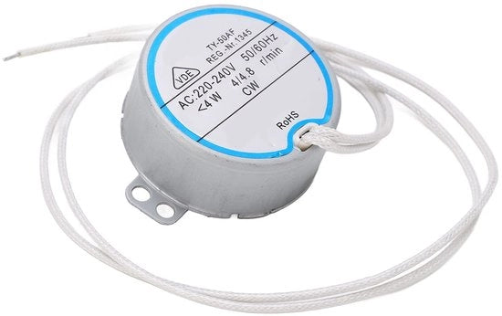 Motore a vitezza sincrona per tornio - Installazione facile - 240 Volt - Supporta progetti di DIY creativi - Adatto per progetti scolastici...