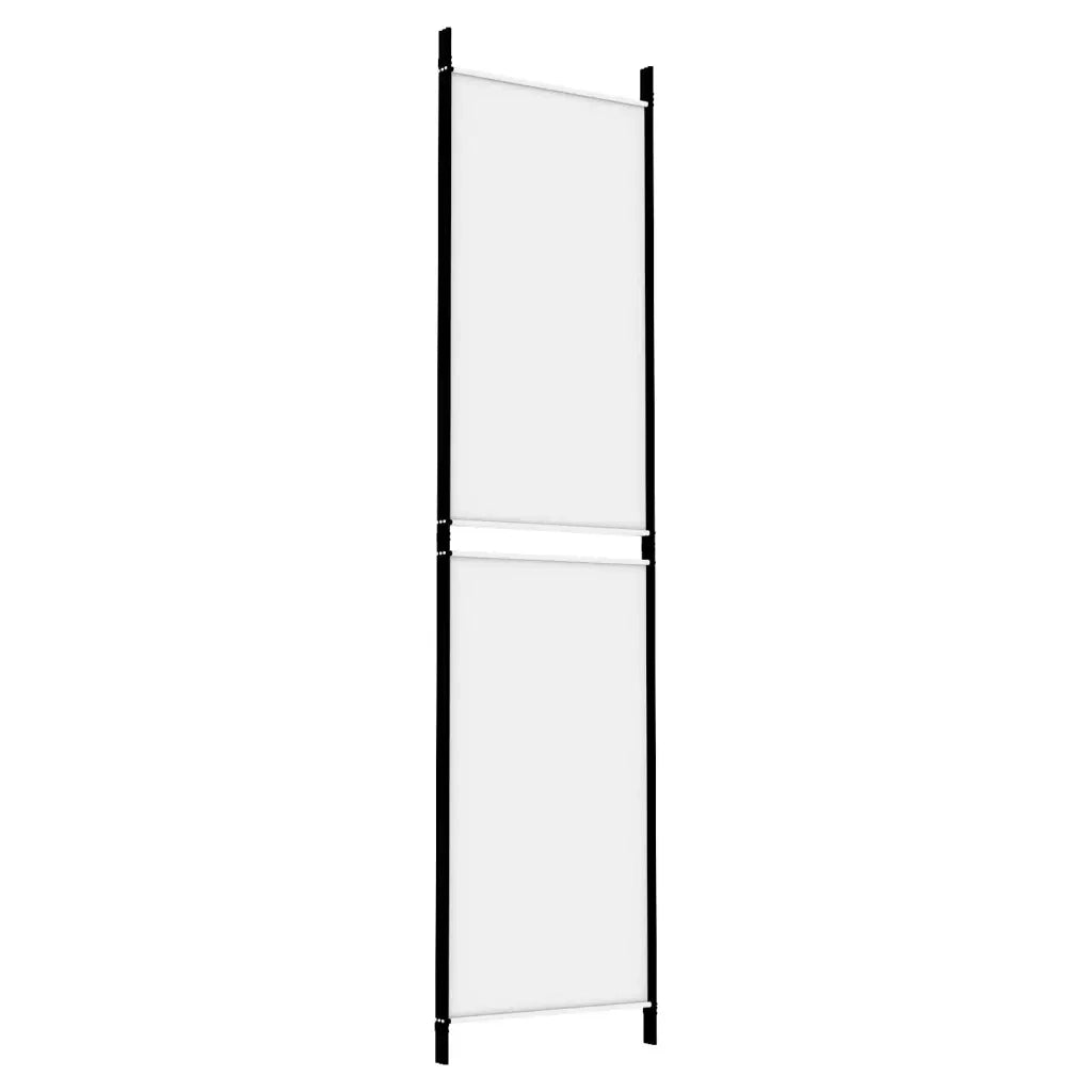 Divisorio a 3 Pannelli bianco 150x200 cm in Tessuto 350226