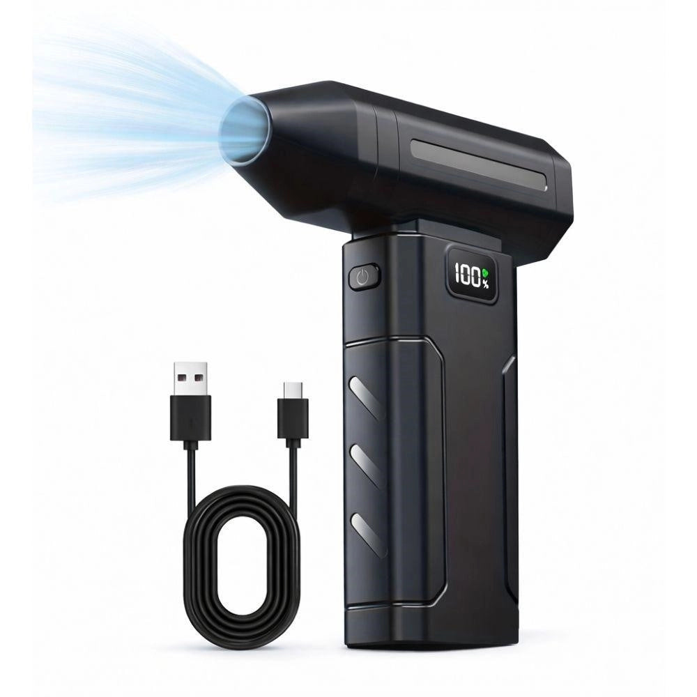 Trade Shop - Soffiatore D'aria Potente Elettrico Portatile Ricaricabile 100000r/s Con 5 Velocità Le-523 -