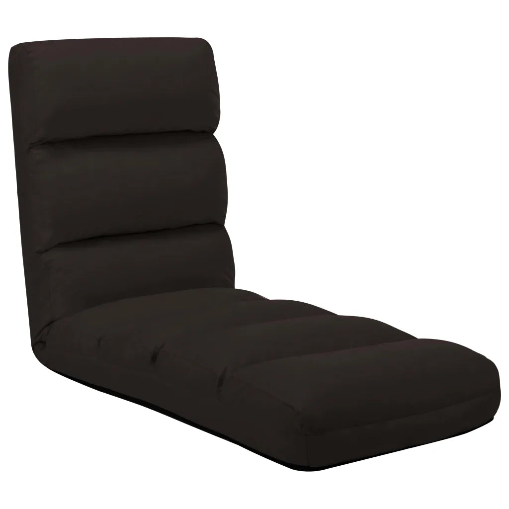 Sedia a Sdraio da Terra Pieghevole Marrone in Similpelle cod mxl 78049