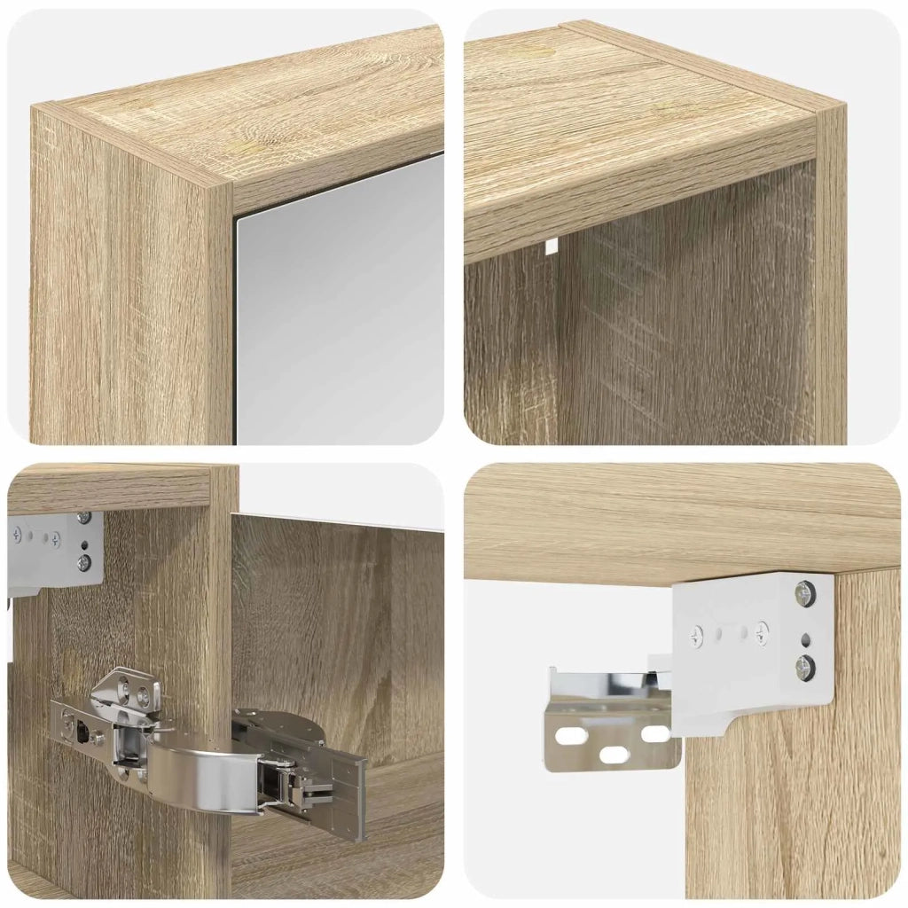 Set di Armadi da Bagno 3 pcs 106 x 16 x 62,5 cm 3403794