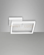 BARD APPLIQUE BIANCA NW 1 LUCE A LED 4000K - 22W - 2250 lm DIMMERABILE C/ACC.