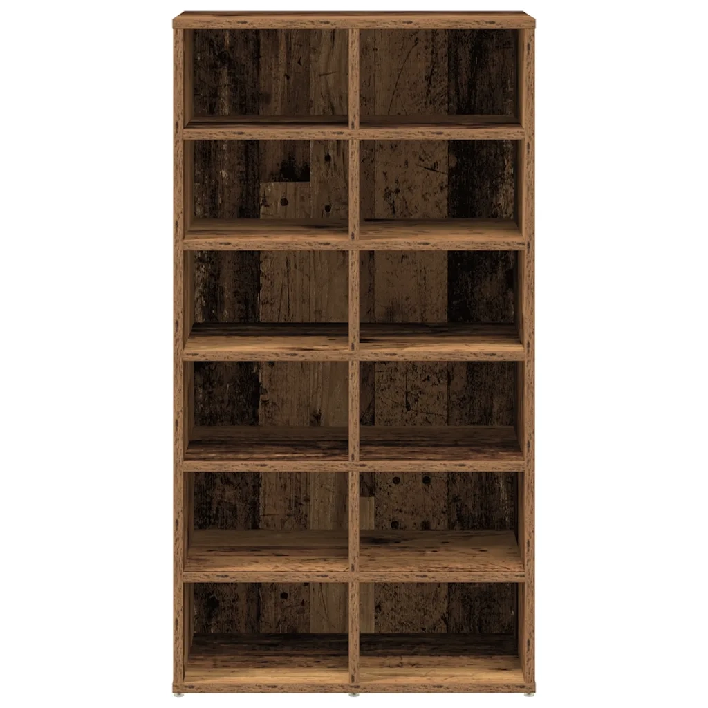 Scarpiera Legno Antico 54x34x100,5 cm in Truciolato 855836