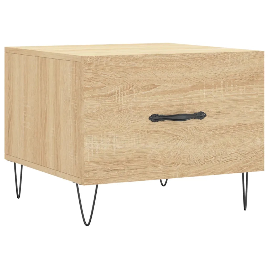 Tavolino da Salotto-Tavolino da soggiorno-Tavolo Rovere Sonoma 50x50x40 cm Legno Multistrato 414570