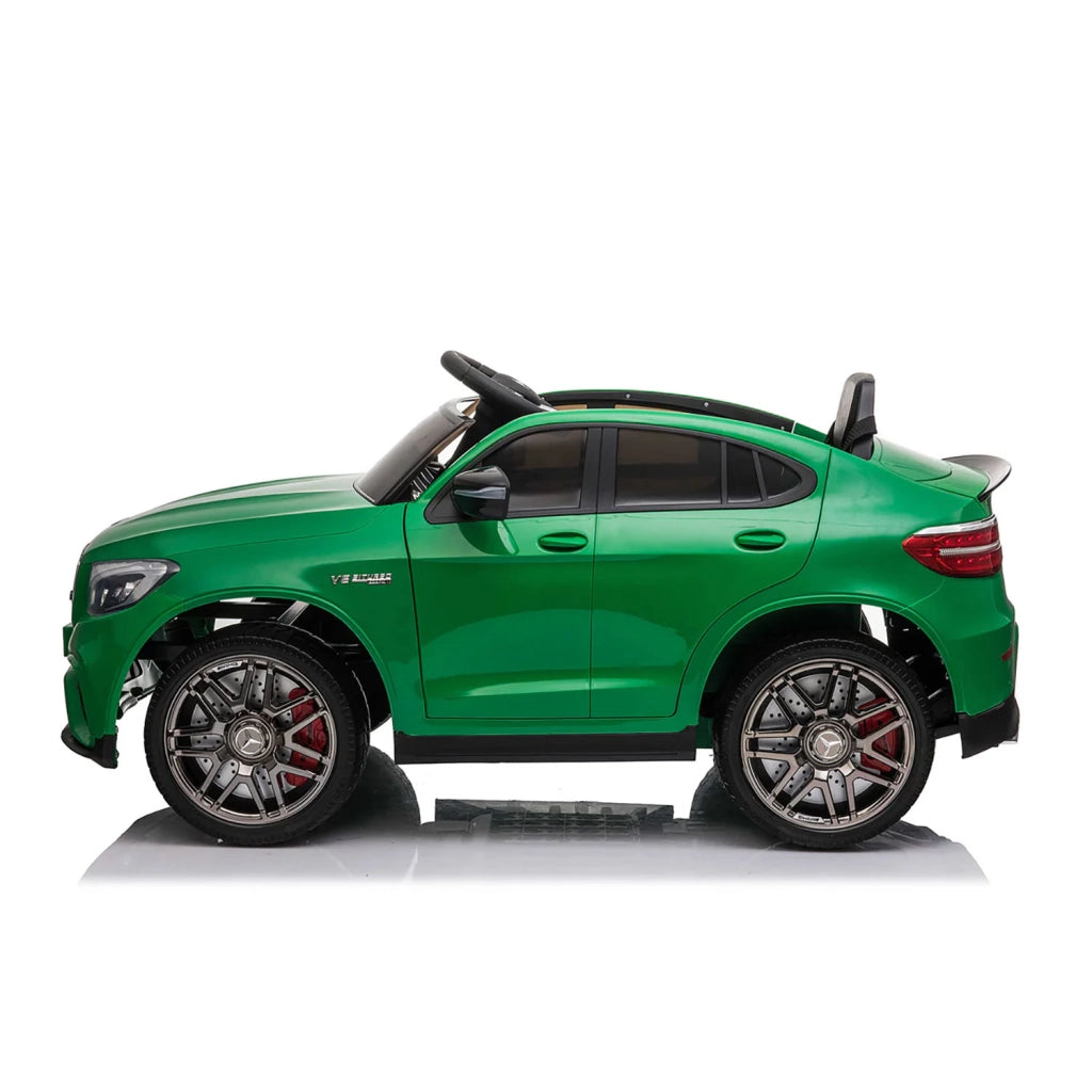 Macchina Elettrica per Bambini Licenza Ufficiale Mercedes AMG GLC63S Coupè 10,8V 5,4 Ah Verde