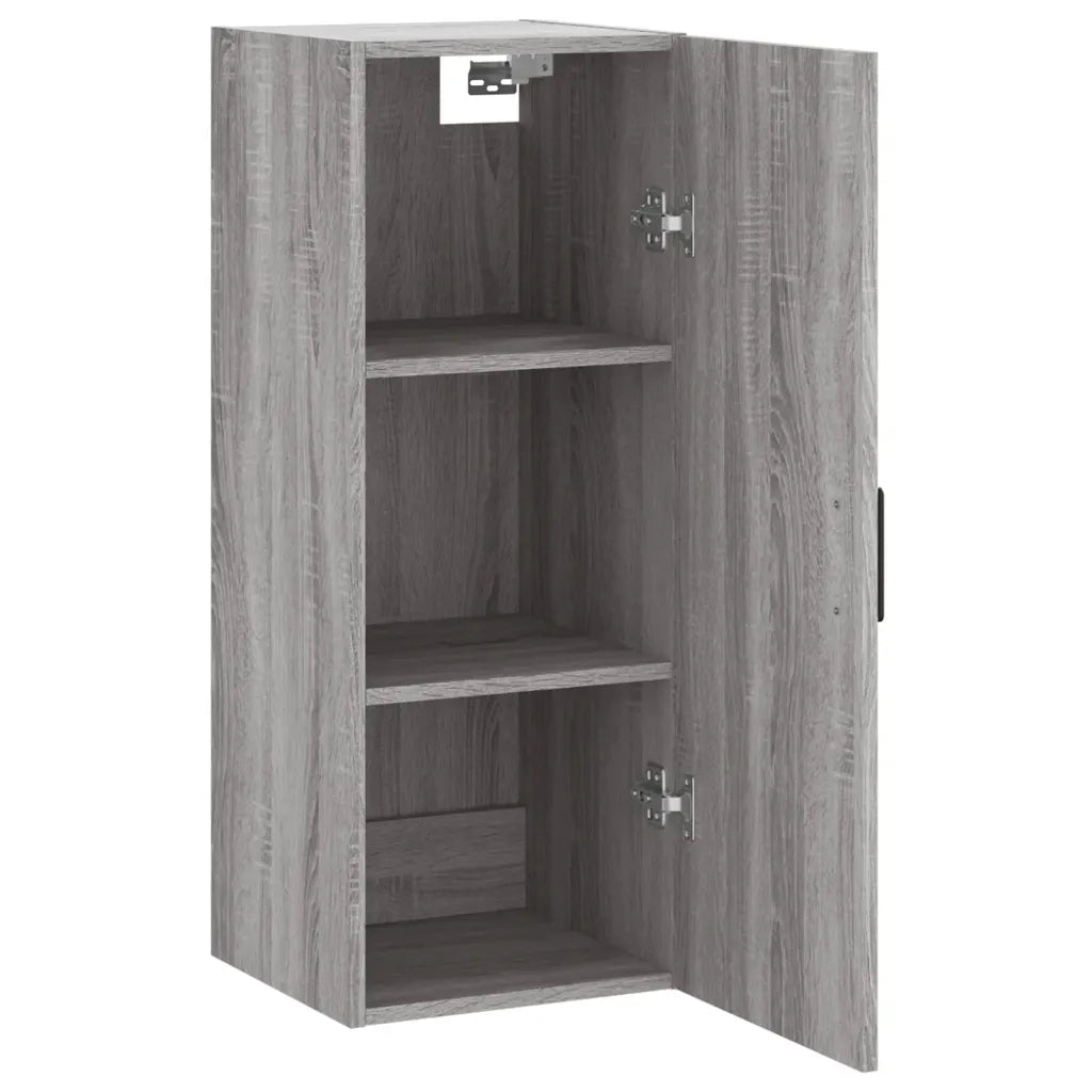 Armadietto a Muro | Mobile a Parete Grigio Sonoma 34,5x34x90 cm