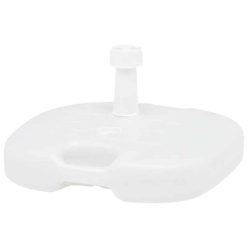Base Ombrellone Riempibile con Sabbia/Acqua 16L Bianca Plastica CFW9251493