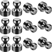 Set di 12 magneti per frigorifero per whiteboard, magneti neodymium per frigorifero, magneti per bacheca. Ideali per magneti per frigorifero, magneti per ufficio, magneti per whiteboard e magneti per cartine geografiche.