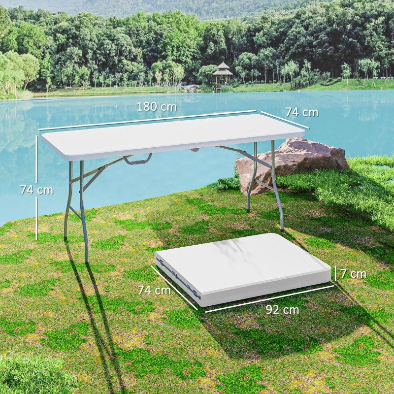 Tavolo Pieghevole da Campeggio ¨C MINIMAL ¨C Metallo, Bianco